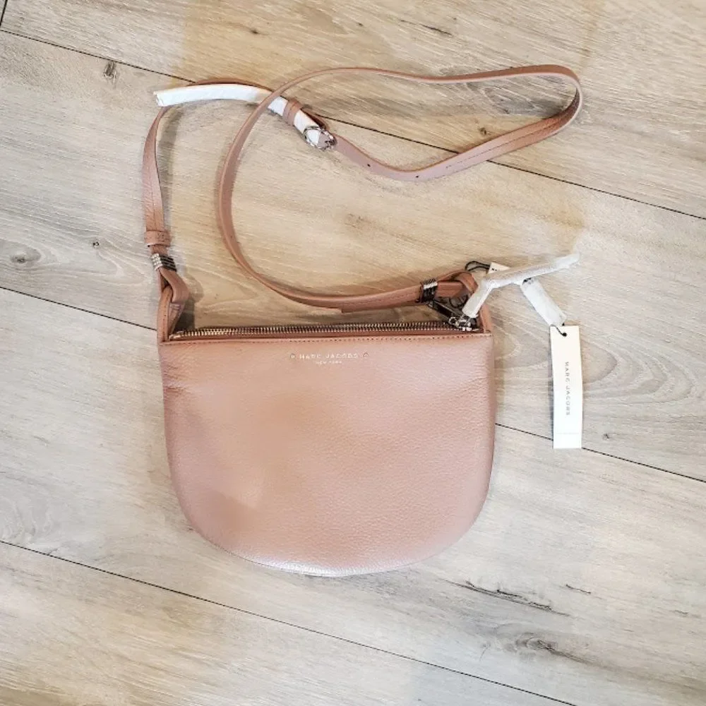 Marc Jacobs Supple Group Leather Romantic Blush Crossbody Bag